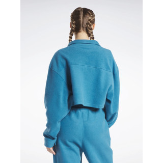 Reverse Fleece Crop W