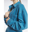 Жіноча флісова сорочка Reebok Reverse Fleece Crop W